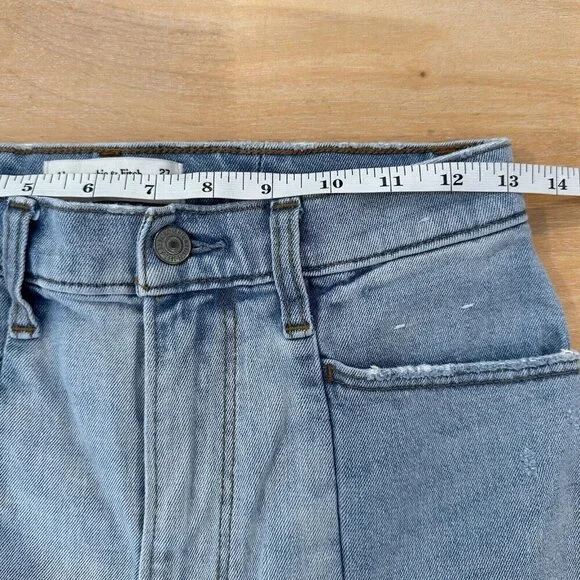 Abercrombie & Fitch Jeans Women's Blue Ankle Straight Ultra High Rise Sz 27/4R - Picture 9 of 11